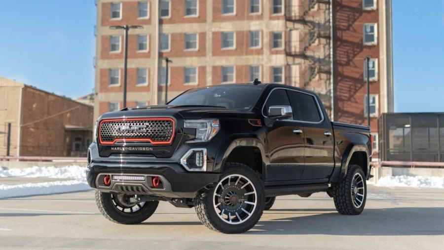  GMC Sierra AT4 Crew Cab Harley-Davidson Edition (Onyx Black) 2020 года  (фото 1 из 19)